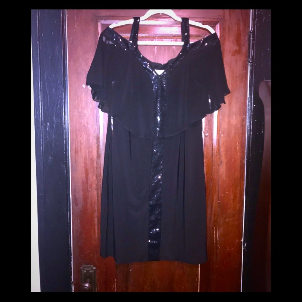 Dressbarn size 8 little black dress casual/dressy